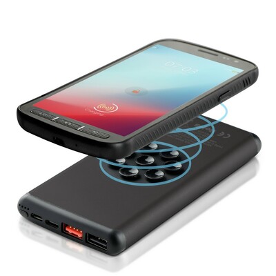 Wireless power bank 10000 mAh Mauro Conti with suction cups, wireless charger 10W | Stef